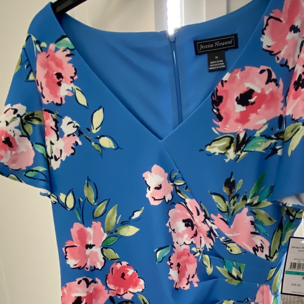 NWT floral dress Jessica Howard misses size 16